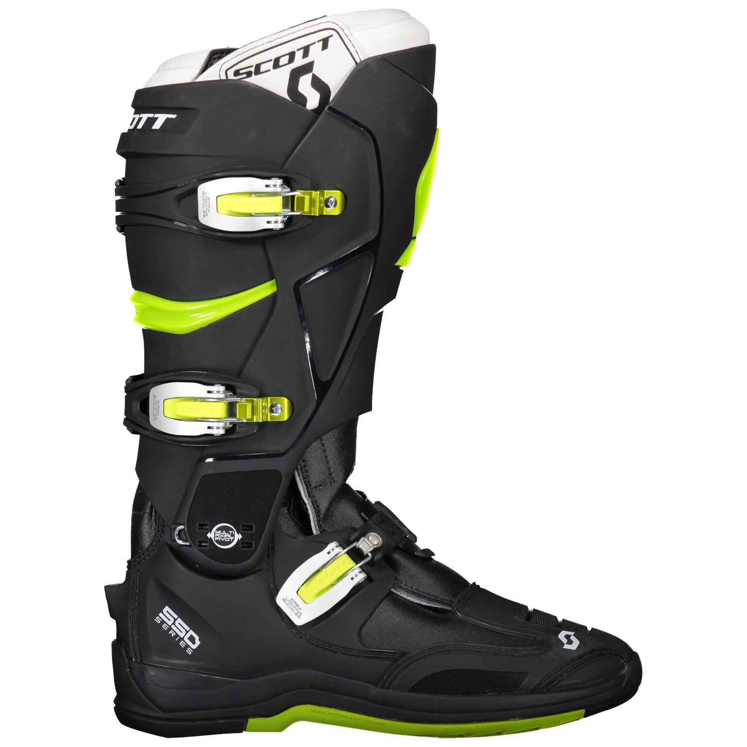 BOTAS SCOTT MX 550 - BLACK/GREEN - 42